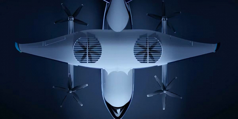 Возможно, так выглядит будущее региональной авиации. Немецкая Odonata представила инновационный водородный самолёт с шестью винтами